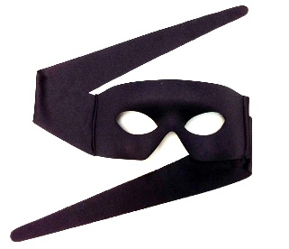 Zorro brilles karnevāla maska